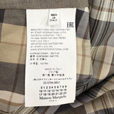 メゾンマルジェラ open front military jacket カットオフ ロング ベスト グレー系 36 レディース