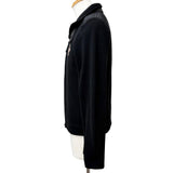 モンクレール グルノーブル MAGLIA CARDIGAN フリース ジャケット ブラック S メンズ