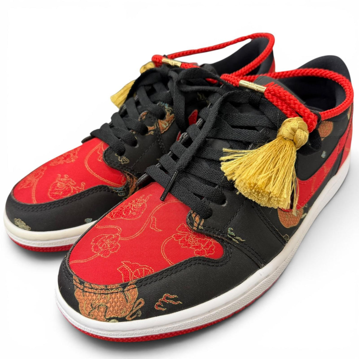 ナイキ AIR JORDAN1 LOW OG CNY チャイニーズニューイヤー ローカットスニーカー ブラック 25.5 メンズ
