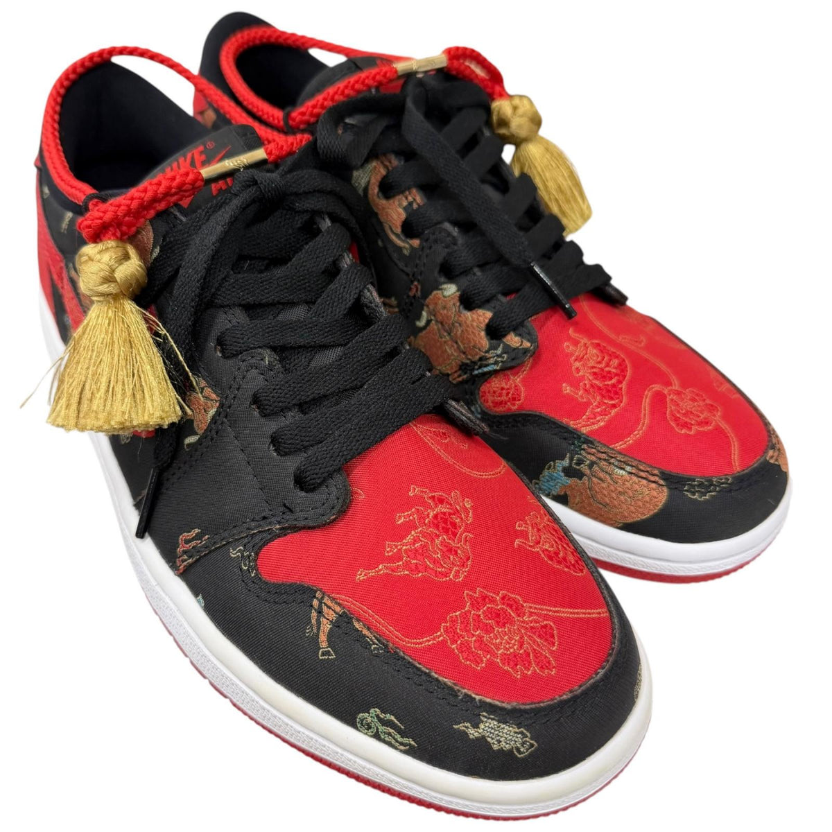 ナイキ AIR JORDAN1 LOW OG CNY チャイニーズニューイヤー ローカットスニーカー ブラック 25.5 メンズ