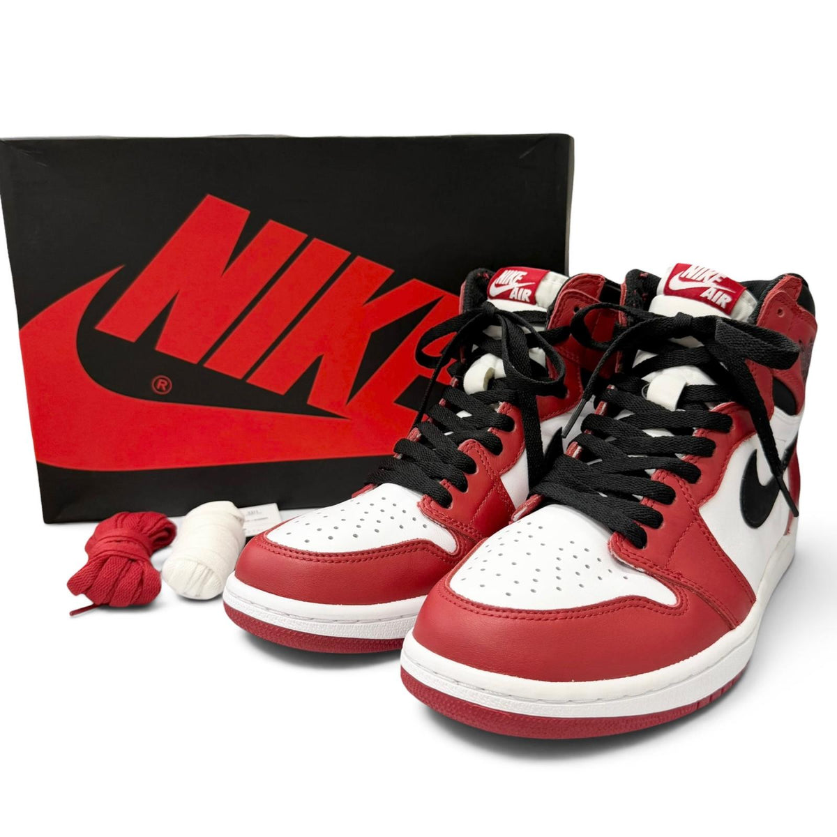 ナイキ AIR JORDAN 1 RETRO HIGH OG CHICAGO 2015 ハイカットスニーカー レッド 27 メンズ