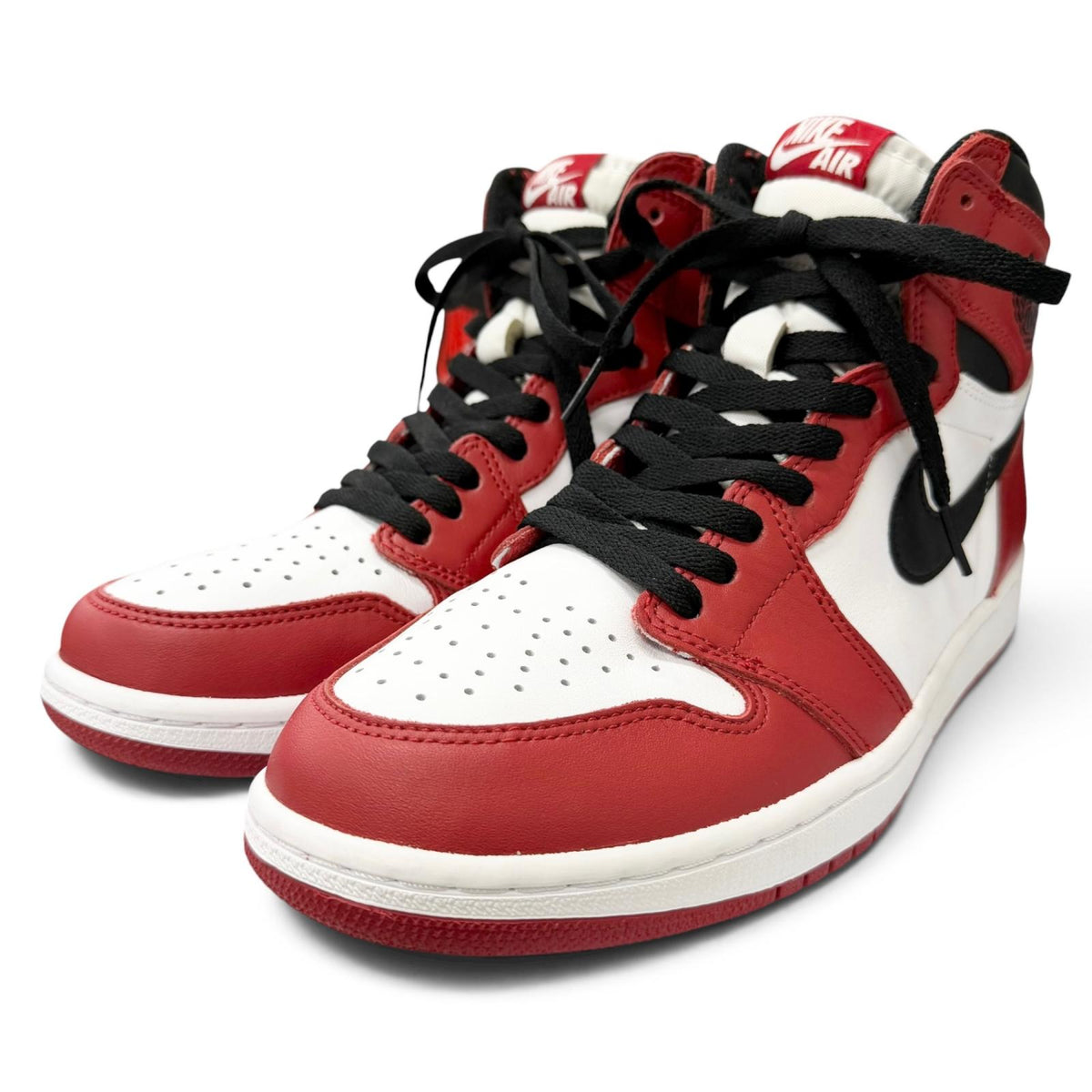 ナイキ AIR JORDAN 1 RETRO HIGH OG CHICAGO 2015 ハイカットスニーカー レッド 27 メンズ