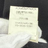 エルメス マルジェラ期 Hロゴボタン センタープレス パンツ ブラック 38 レディース