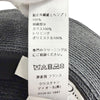 クリスチャンディオール JADIOR ビーズリボン ストローハット 麦わら帽子 ハット ブラック 57 レディース