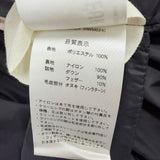 ピレネックス BORDEAUX ラクーンファー・フード付 ZIP UP ダウンコート ブラック 36 レディース