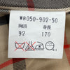 バーバリー 裏地ノバチェック柄 比翼仕立て ステンカラーコート ベージュ 92 170(Mサイズ相当) メンズ