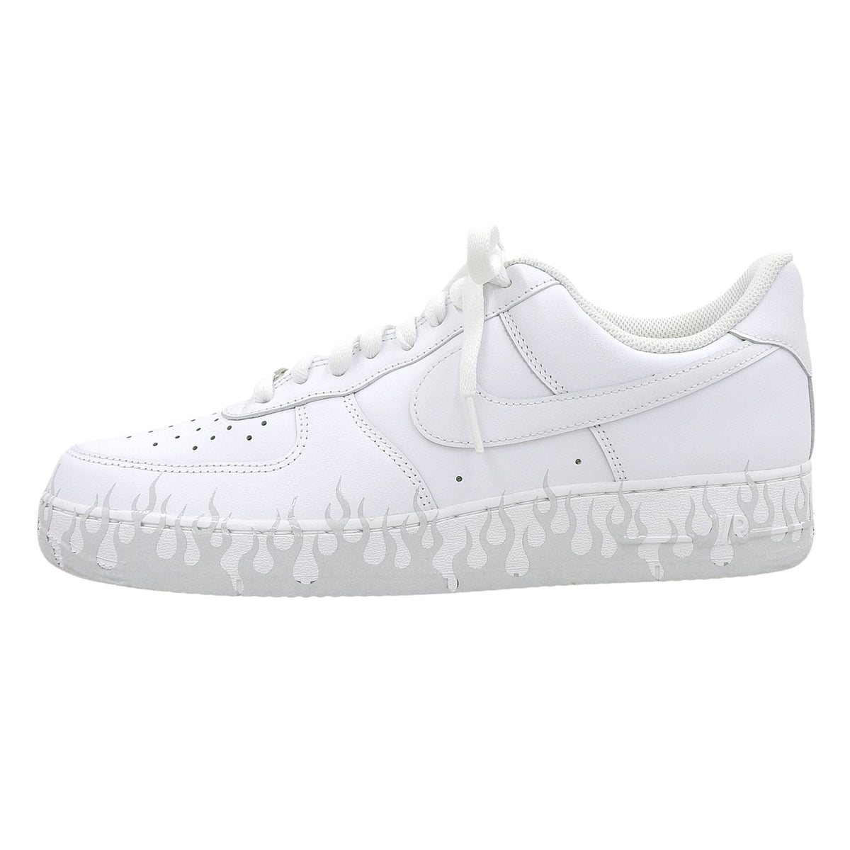 ナイキ AIR FORCE 1 エア フォース ワン ファイヤーパターン スニーカー ホワイト 29 メンズ