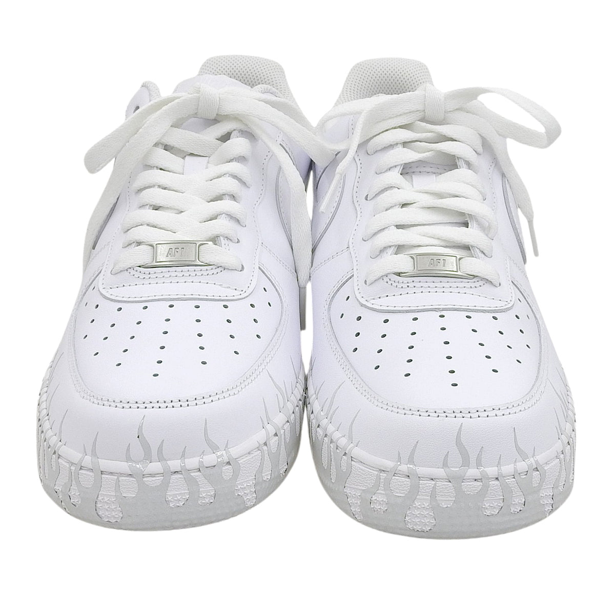ナイキ AIR FORCE 1 エア フォース ワン ファイヤーパターン スニーカー ホワイト 29 メンズ