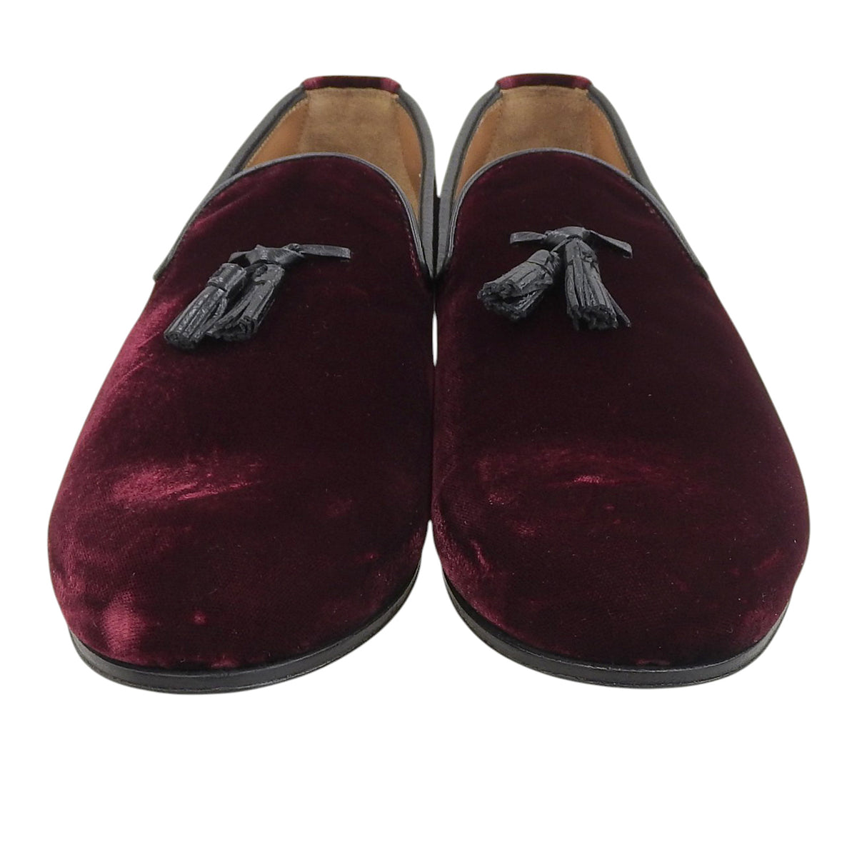 トムフォード Nicolas slippers ローファー ワインレッド 8 メンズ