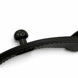 ロエベ エンボスロゴ アナグラム金具 レザー ベルト ブラック 80/32 レディース