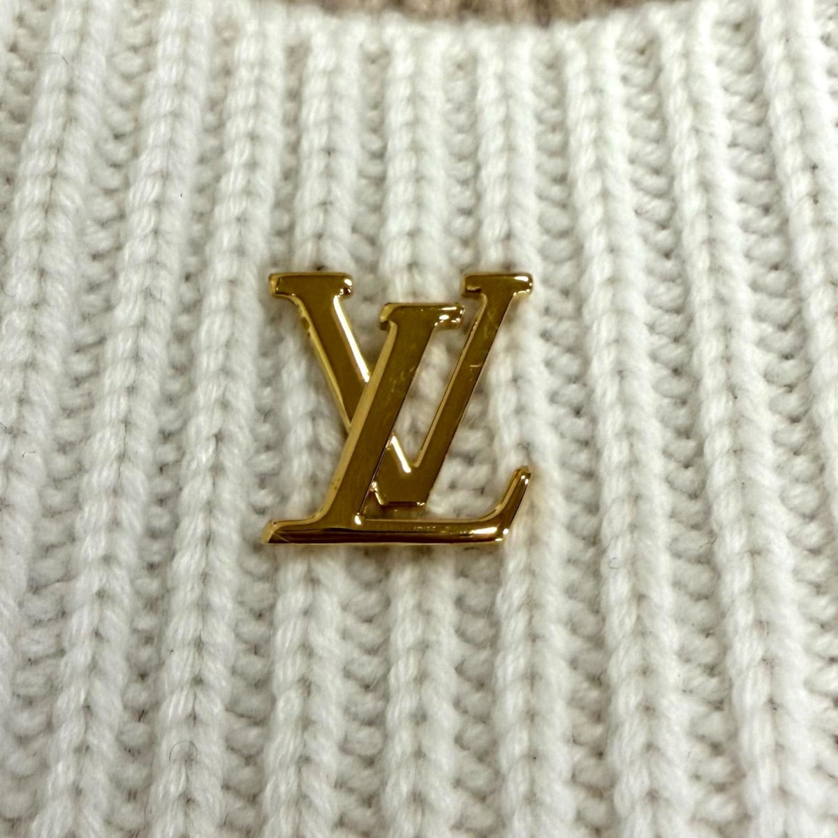 ルイヴィトン ビーニー・LV コールド スパーク ニットキャップ ベージュ レディース