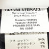 ヴェルサーチ グレカ ロゴ総柄 中綿入り ボンバージャケット ネイビー 46 メンズ