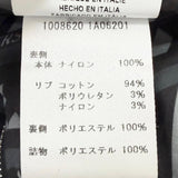 ヴェルサーチ グレカ ロゴ総柄 中綿入り ボンバージャケット ネイビー 46 メンズ