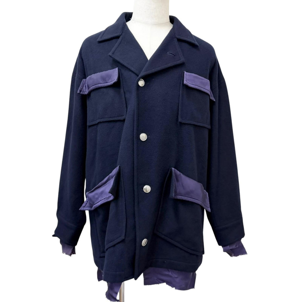 サルバム OVER BLOUSON JACKET ジャケット ダークネイビー M メンズ