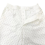 プラダ スタッズ トライアングルロゴ ショートパンツ ホワイト S メンズ