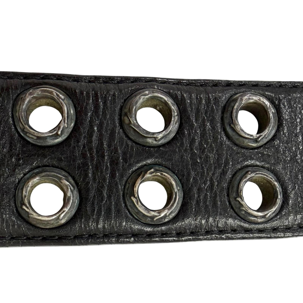 クロムハーツ STRAP DBL GROMMET STRAP DBL GROMMET ダブルグロメット ベルト ブラック 34 メンズ