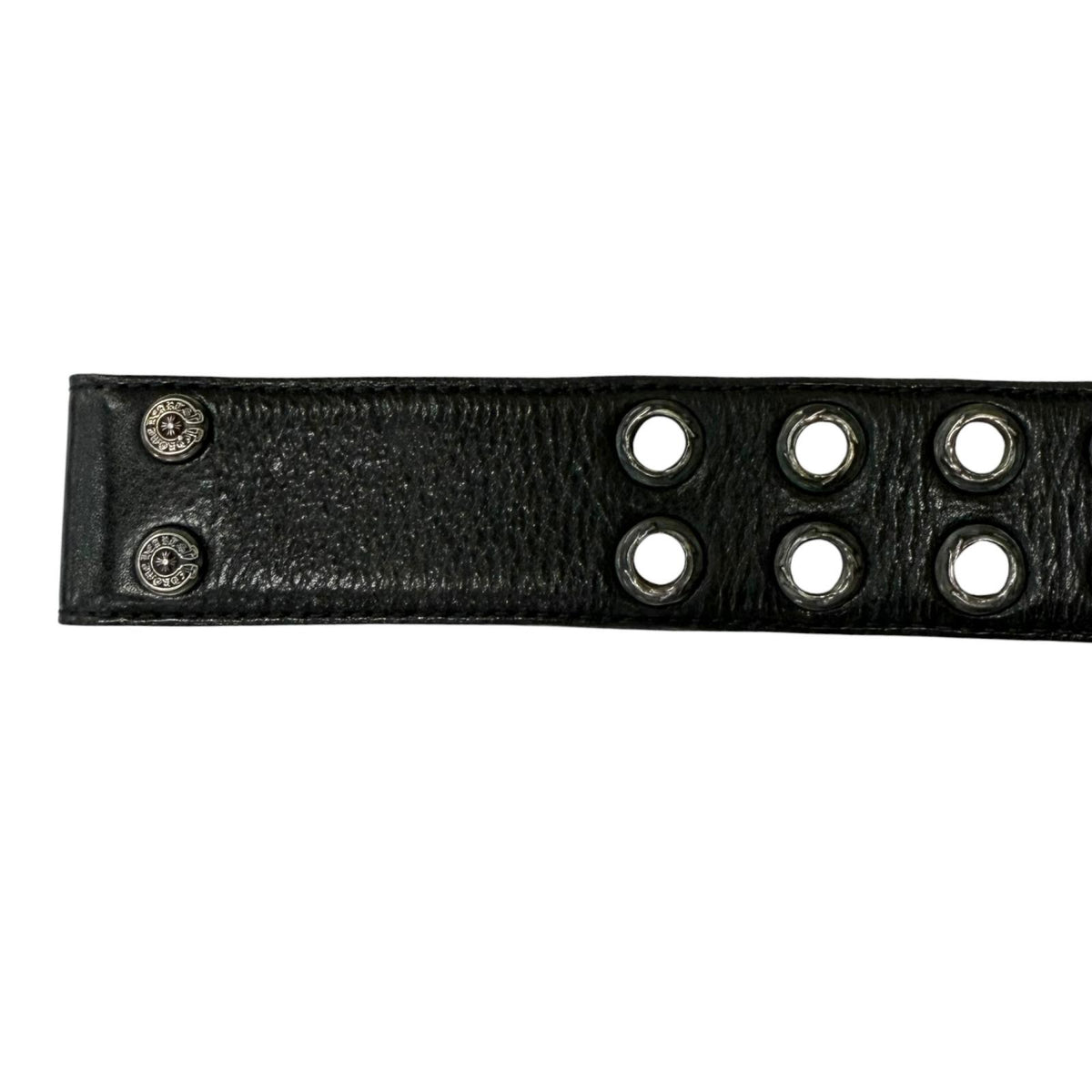 クロムハーツ STRAP DBL GROMMET STRAP DBL GROMMET ダブルグロメット ベルト ブラック 34 メンズ