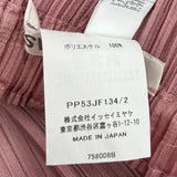 プリーツプリーズ イッセイミヤケ プリーツ パンツ ピンク 2 レディース