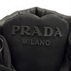 プラダ アディダス フォーラム ハイ Re-Nylon トライアングルロゴ 三角プレート ポーチ付き ハイカットスニーカー ブラック 26 メンズ 未使用品