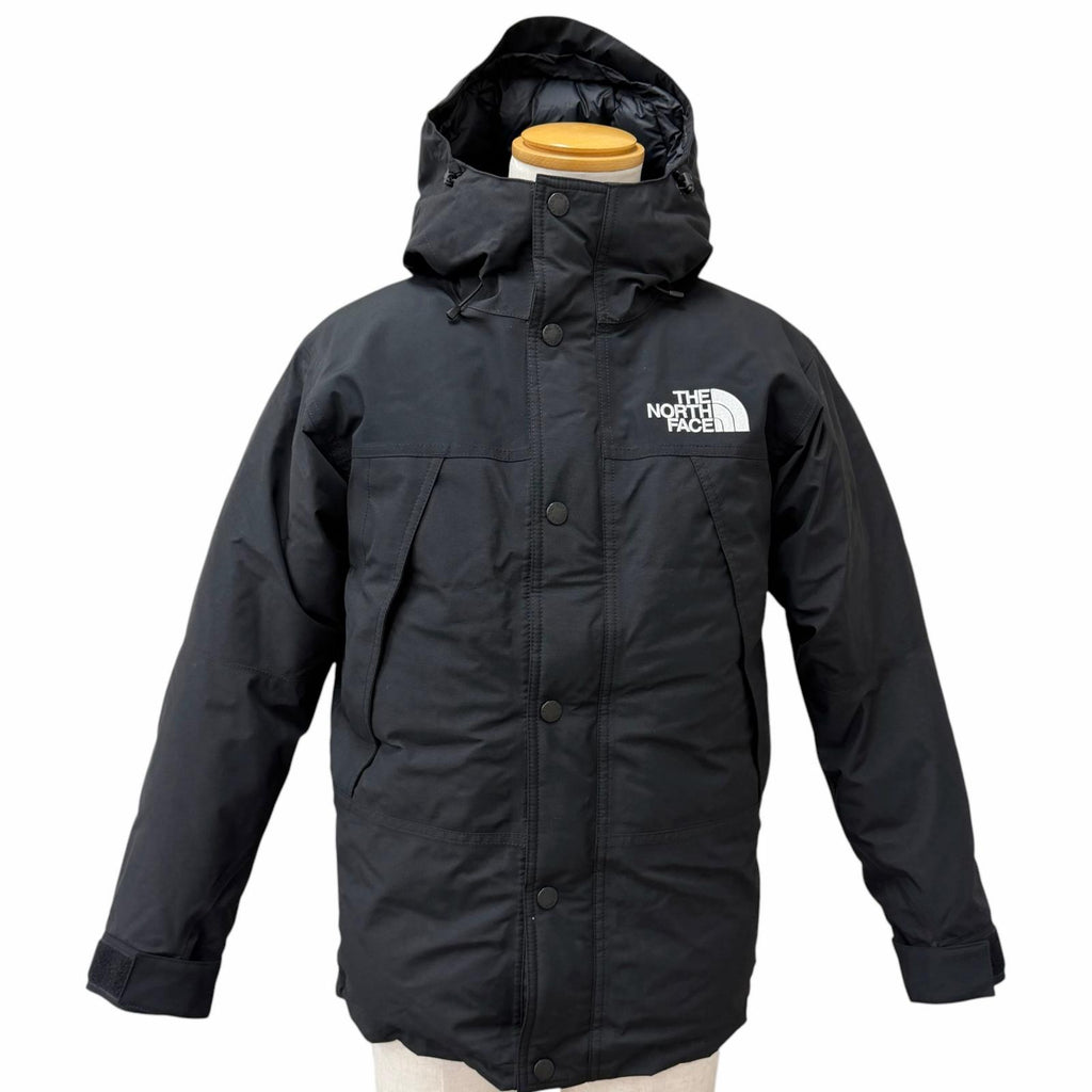 ザ・ノースフェイス Mountain Down Jacket GORE-TEX フーデッド ダウンジャケット ブラック S メンズ