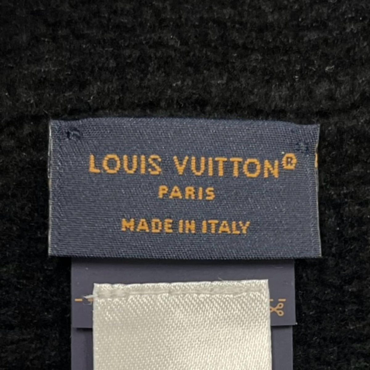 ルイヴィトン ビーニー･LV クラッシュ モノグラム ニットキャップ ノワール S メンズ