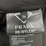 プラダ Re-Nylon 中綿入り ZIP UP ジャケット ブラック 36 レディース