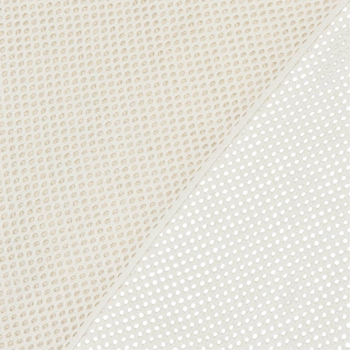 エルメス MAILLE FILET マイユ フィレ ロゴレザーワッペン付き ストール アイボリー レディース