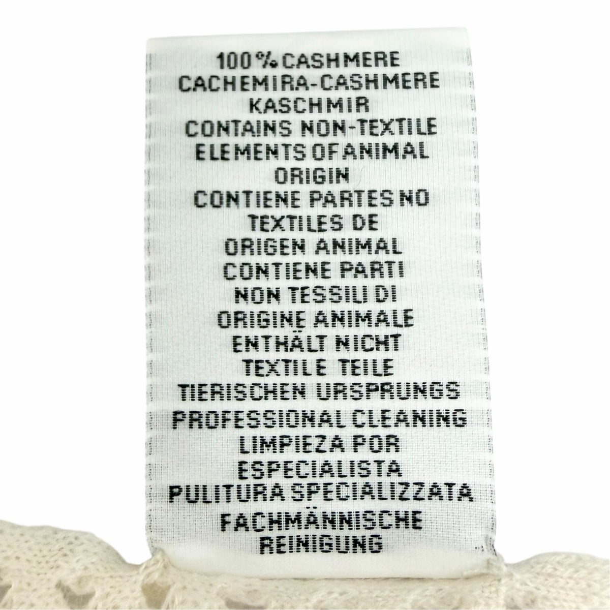 エルメス MAILLE FILET マイユ フィレ ロゴレザーワッペン付き ストール アイボリー レディース