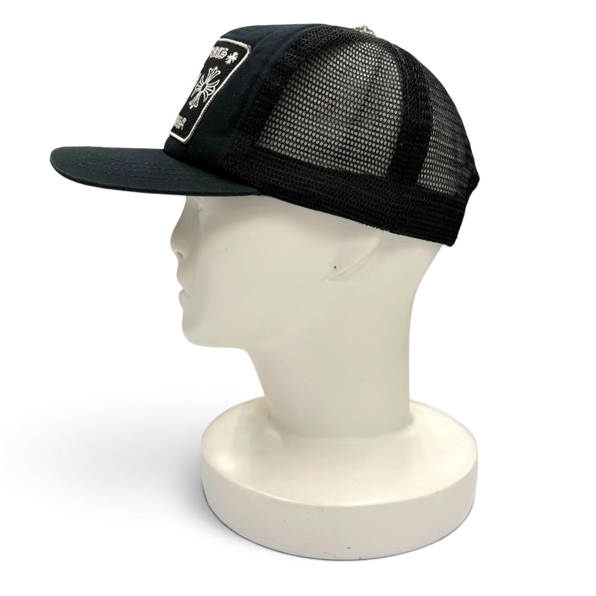 クロムハーツ TRUCKER CAP CHパッチ メッシュ 帽子 トラッカー キャップ ブラック メンズ