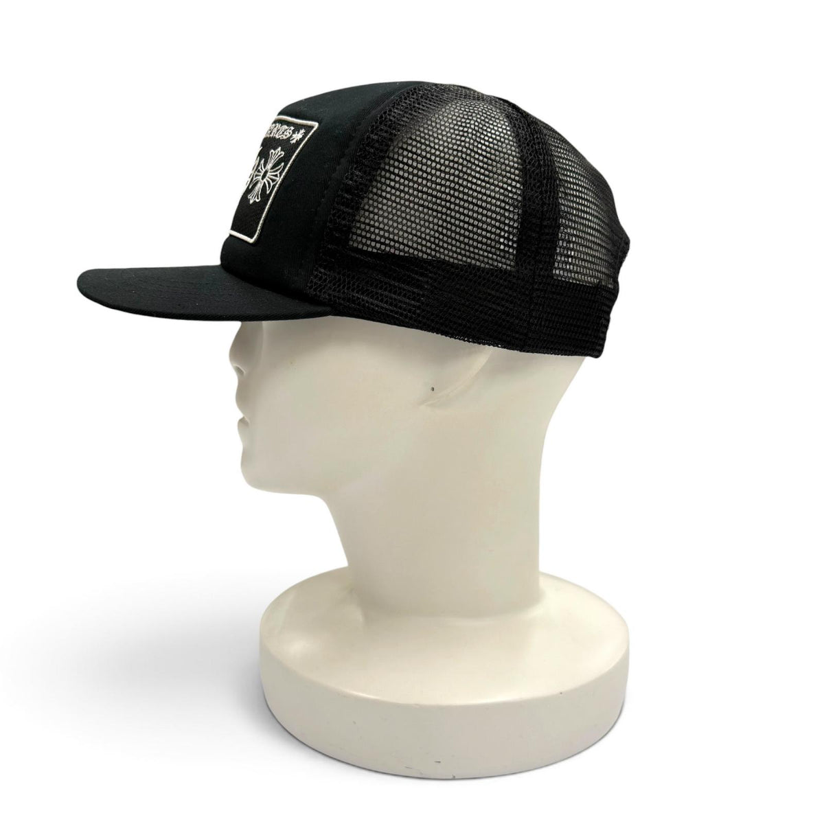 クロムハーツ TRUCKER CAP NYC CHパッチ メッシュ 帽子 トラッカー キャップ ブラック OS 51-61 メンズ