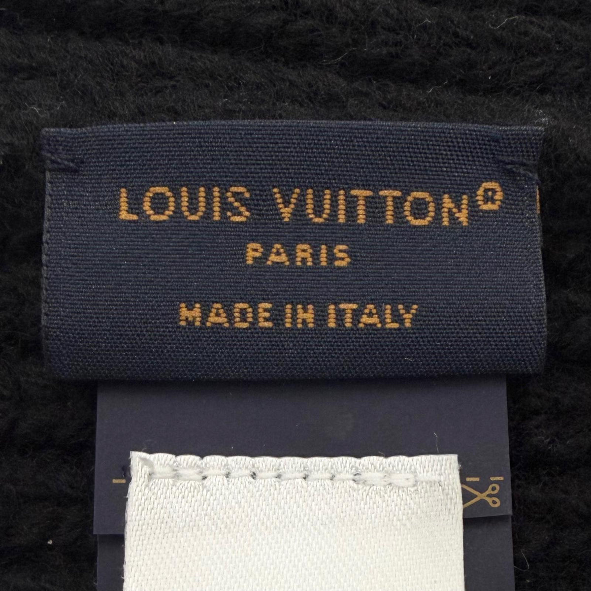 ルイヴィトン LV ヘッドライン ビーニー 帽子 ニットキャップ ブラック メンズ