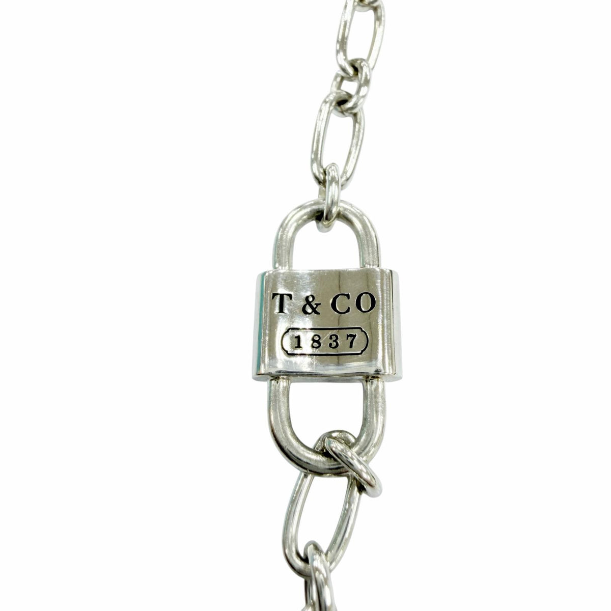 ティファニー スモール ダブルロック ネックレス アクセサリー ネックレス シルバー レディース
