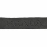 プラダ フォックスファー・ロゴベルト付 ZIP UP ダウンコート グレー 42 レディース