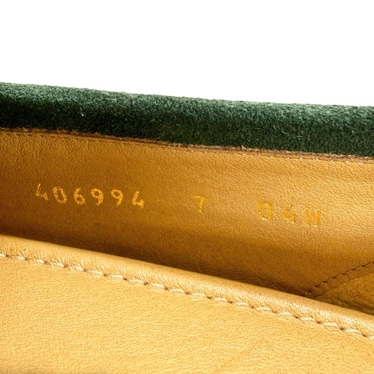 グッチ ホースビット モカシン ローファー グリーン 7 メンズ
