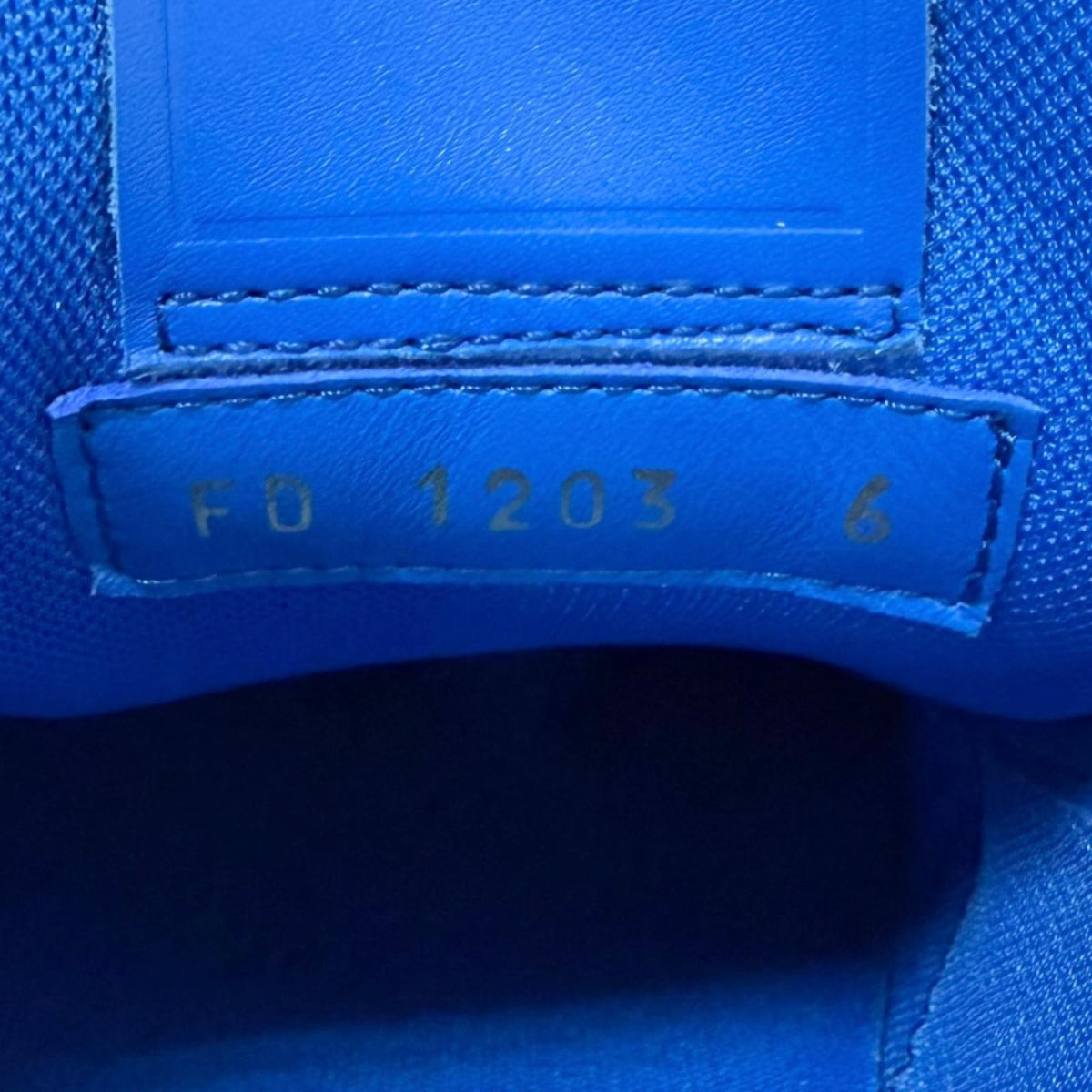 ルイヴィトン LV トレイナーライン ダミエ ローカットスニーカー ブルー 6 メンズ