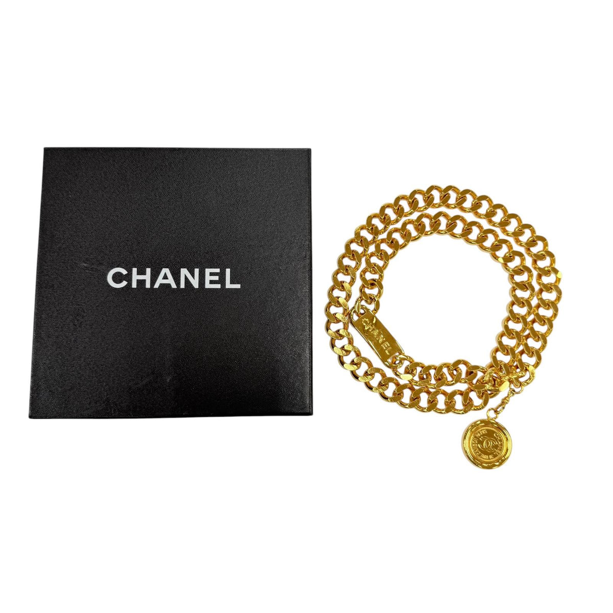 シャネル 31 RUE CAMBON ココマーク ロゴ チェーン ベルト ゴールド レディース