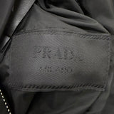 プラダ Re-Nylon トライアングルロゴ リバーシブル フーデッド ブルゾン ブラック 52 メンズ