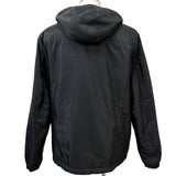 プラダ Re-Nylon トライアングルロゴ リバーシブル フーデッド ブルゾン ブラック 52 メンズ