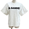 ジルサンダー オーバーサイズ ロゴデザイン 半袖Ｔシャツ ホワイト XS レディース