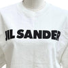 ジルサンダー オーバーサイズ ロゴデザイン 半袖Ｔシャツ ホワイト XS レディース