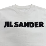 ジルサンダー オーバーサイズ ロゴデザイン 半袖Ｔシャツ ホワイト XS レディース