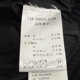 パトゥ ロゴワッペン付 ZIP UP ライト ボンバージャケット ブラック 34 レディース