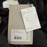 パトゥ ロゴワッペン付 ZIP UP ライト ボンバージャケット ブラック 34 レディース