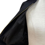 パトゥ ロゴワッペン付 ZIP UP ライト ボンバージャケット ブラック 34 レディース