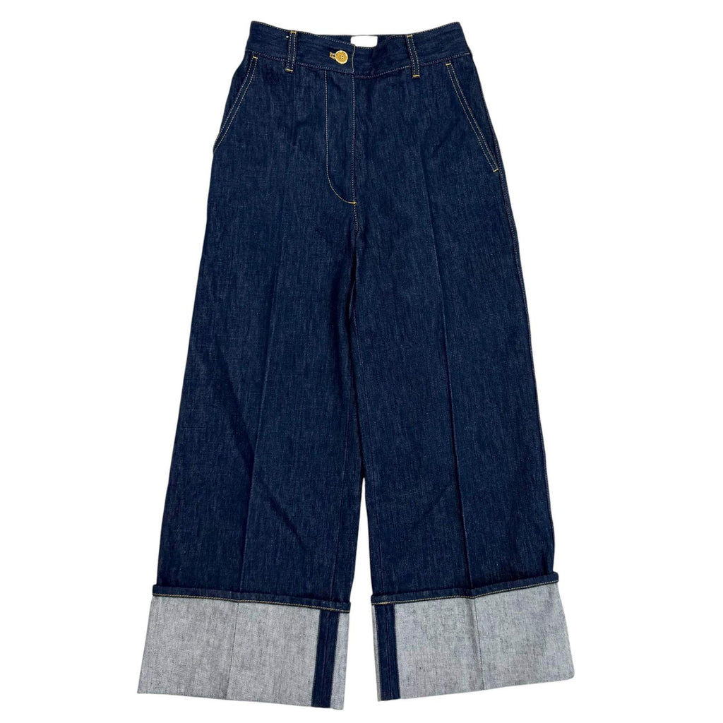 パトゥ アイコニック デニム パンツ センタープレス デニムパンツ 34 レディース