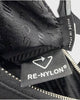 プラダ Re-Edition 2005 Re-Nylon トライアングルロゴ 2WAY ショルダーバッグ ポーチ付き ショルダーバッグ ブラック レディース
