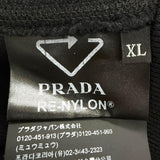 プラダ Re-Nylon トライアングルロゴ プルオーバー パーカー ブラック XL メンズ