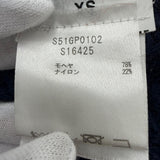 メゾンマルジェラ4 オーバーサイズ 長袖 ニット カーディガン ネイビー XS レディース