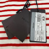 プラダ トライアングルロゴ ボーダー クルーネック 半袖Ｔシャツ レッド S レディース 未使用品