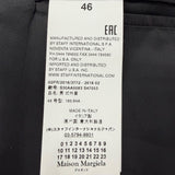 メゾンマルジェラ14 シルク混 千鳥格子柄 シングル チェスターコート グレー 46 メンズ